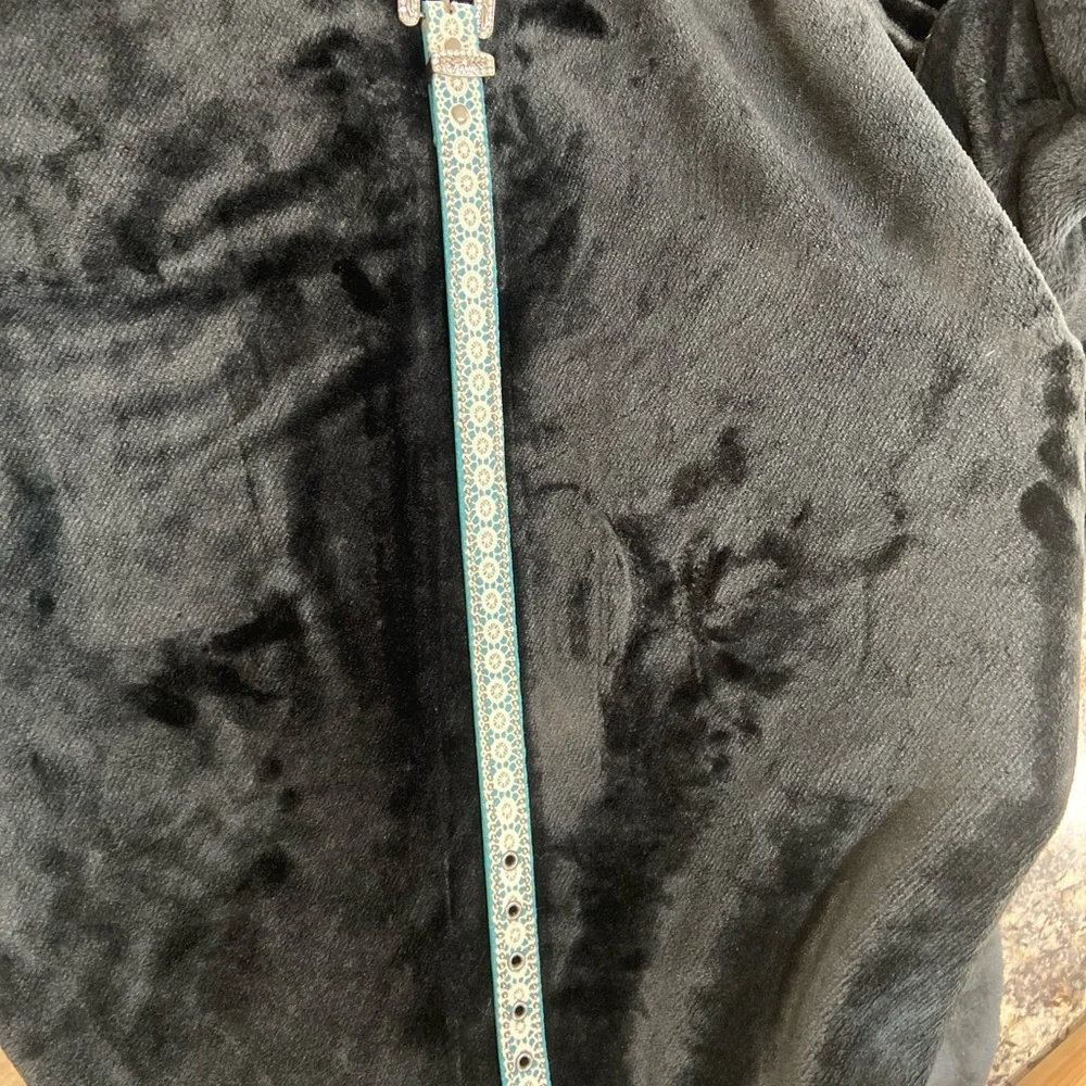 Shyanne Blue and Silver Kids Belt